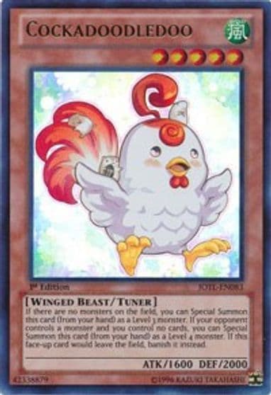 Cockadoodledoo Judgment of the Light Yu-Gi-Oh! card