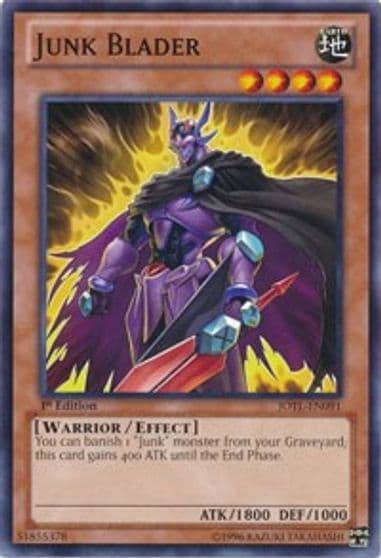 Junk Blader Judgment of the Light Yu-Gi-Oh! card