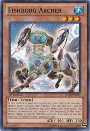 Fishborg Archer Judgment of the Light Yu-Gi-Oh! card