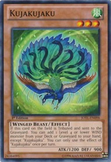 Kujakujaku Judgment of the Light Yu-Gi-Oh! card