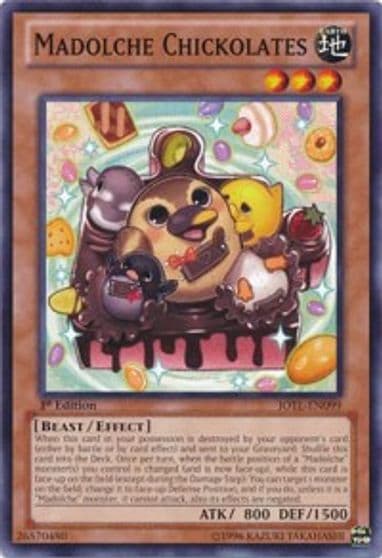 Madolche Chickolates Judgment of the Light Yu-Gi-Oh! card