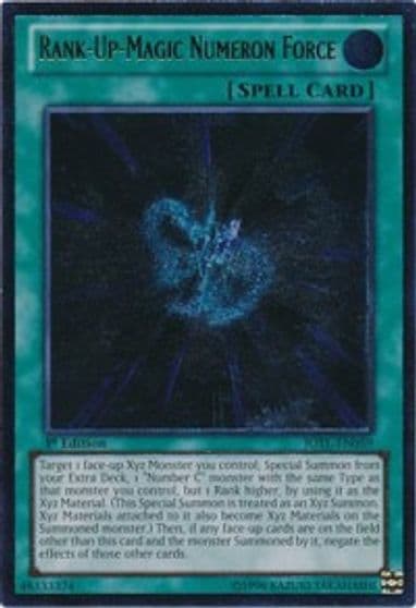 Rank Up Magic Numeron Force UTR Judgment of the Light Yu-Gi-Oh! card