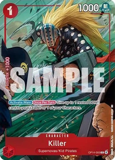Killer One Piece Card Game Illustration Box Vol 8 One Piece Promotion Cards One Piece card