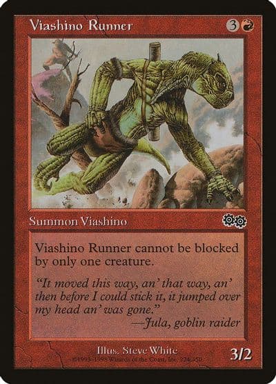 Viashino Runner Urza's Saga Magic card