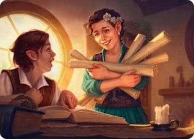 Belladonna Took Art Card Commander: The Hobbit Magic card