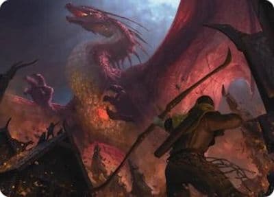 Magnificent End Art Card Commander: The Hobbit Magic card