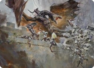 Witch king of Angmar Art Card Commander: The Hobbit Magic card