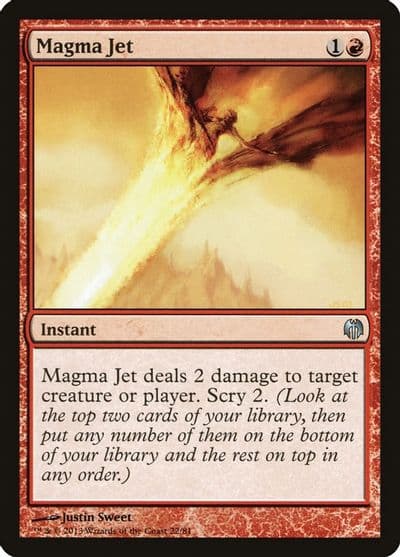 Magma Jet Duel Decks: Heroes vs. Monsters Magic card