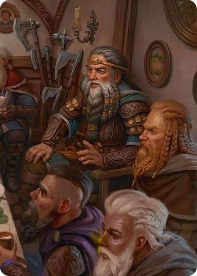 Thorin King of Durins Folk Art Card 3 12 Commander: The Hobbit Magic card