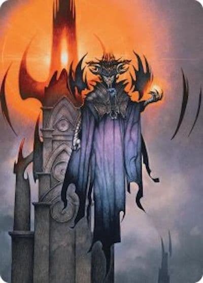 Sauron the Lidless Eye Art Card Commander: The Hobbit Magic card