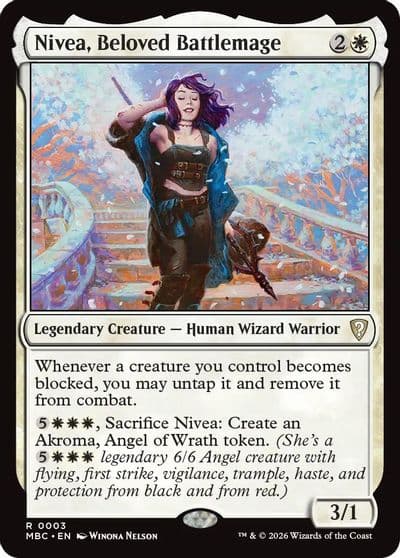 Nivea Beloved Battlemage Mystery Booster: Commander Edition Magic card