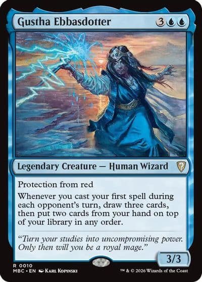 Gustha Ebbasdotter Mystery Booster: Commander Edition Magic card