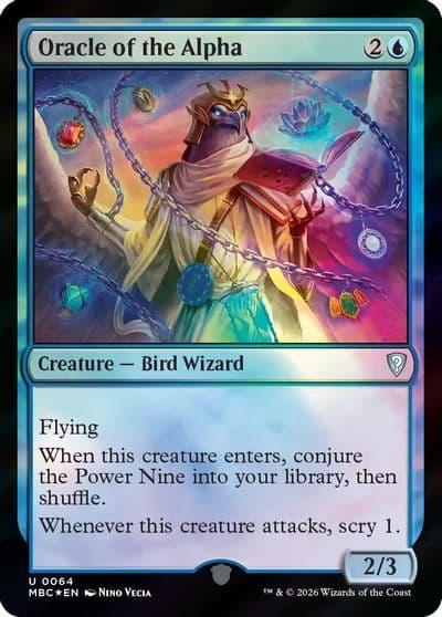 Oracle of the Alpha Mystery Booster: Commander Edition Magic card