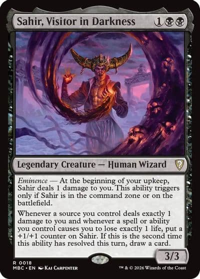 Sahir Visitor in Darkness Mystery Booster: Commander Edition Magic card