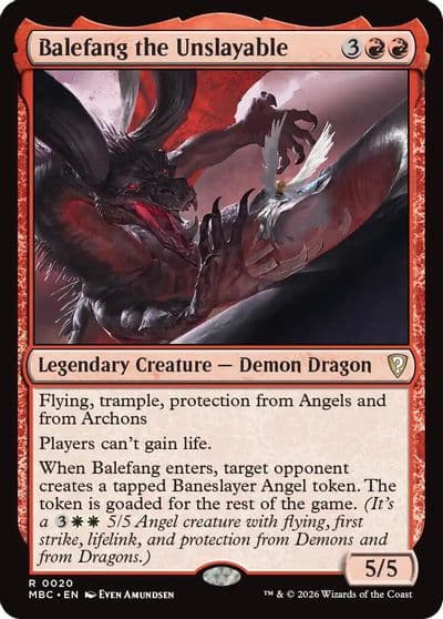 Balefang the Unslayable Mystery Booster: Commander Edition Magic card