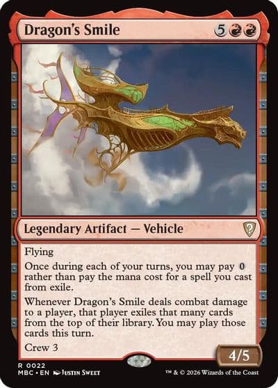 Dragons Smile Mystery Booster: Commander Edition Magic card