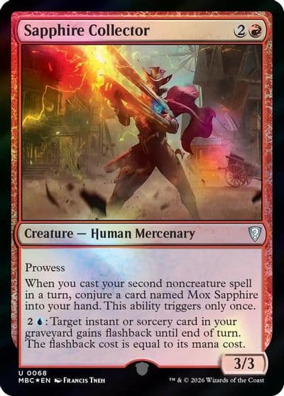 Sapphire Collector Mystery Booster: Commander Edition Magic card