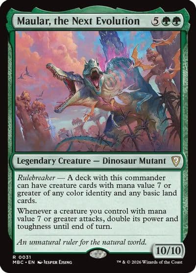 Maular the Next Evolution Mystery Booster: Commander Edition Magic card