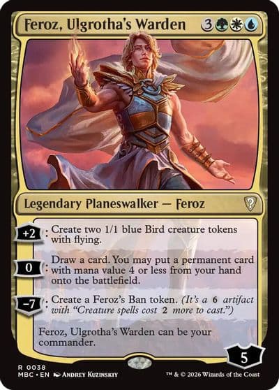 Feroz Ulgrothas Warden Mystery Booster: Commander Edition Magic card