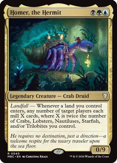Homer the Hermit Mystery Booster: Commander Edition Magic card