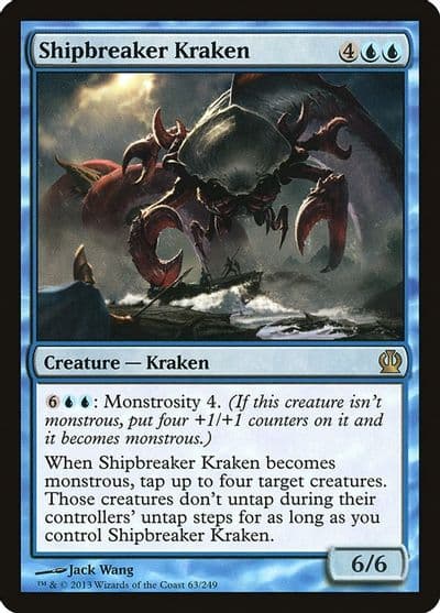 Shipbreaker Kraken Theros Magic card