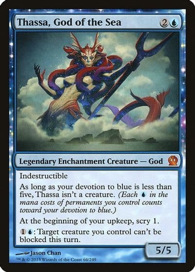 Thassa God of the Sea Theros Magic card