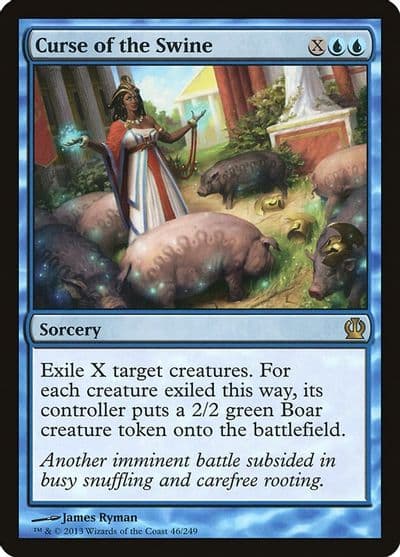 Curse of the Swine Theros Magic card