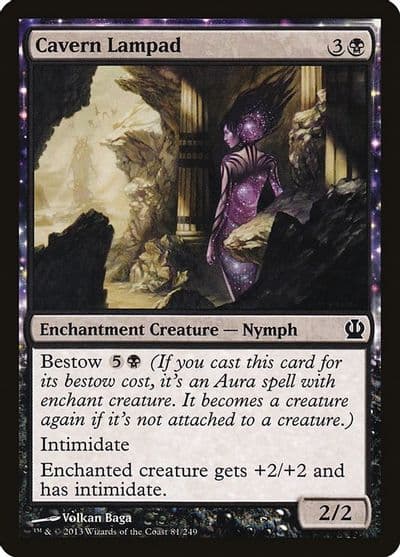 Cavern Lampad Theros Magic card