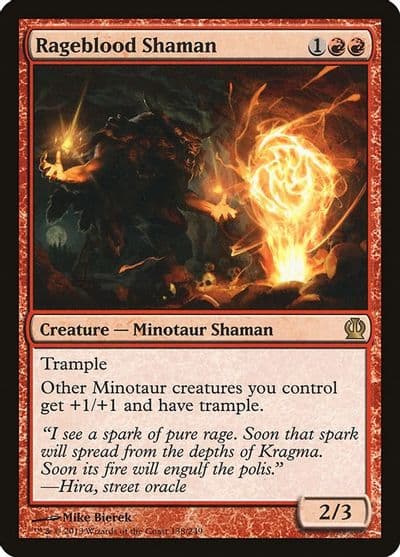 Rageblood Shaman Theros Magic card