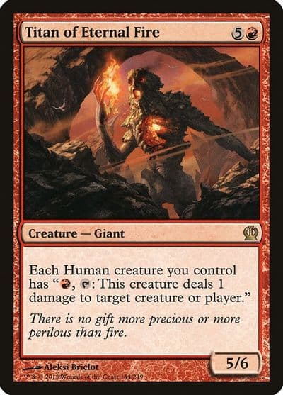 Titan of Eternal Fire Theros Magic card