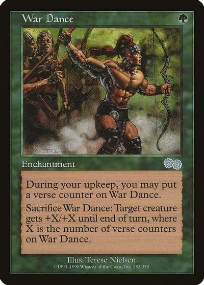 War Dance Urza's Saga Magic card