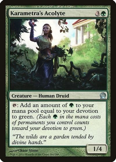 Karametras Acolyte Theros Magic card