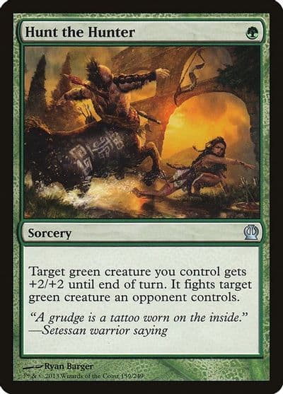 Hunt the Hunter Theros Magic card
