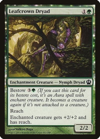 Leafcrown Dryad Theros Magic card