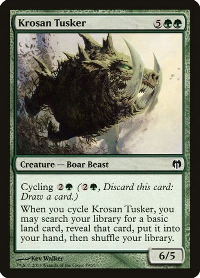 Krosan Tusker Duel Decks: Heroes vs. Monsters Magic card
