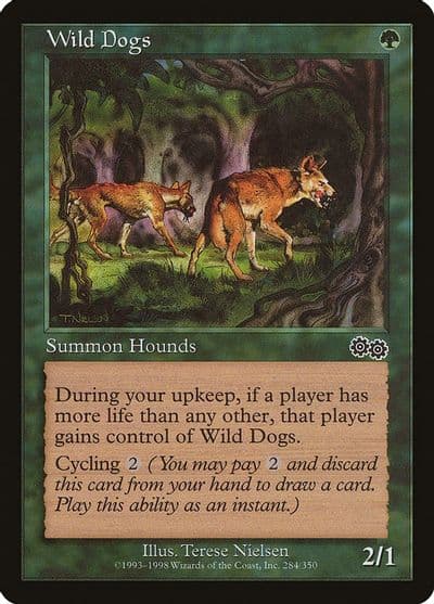 Wild Dogs Urza's Saga Magic card
