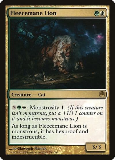 Fleecemane Lion Theros Magic card