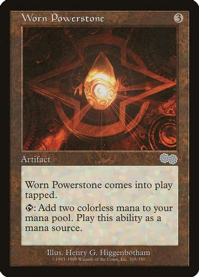 Worn Powerstone Urza's Saga Magic card