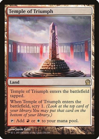 Temple of Triumph Theros Magic card
