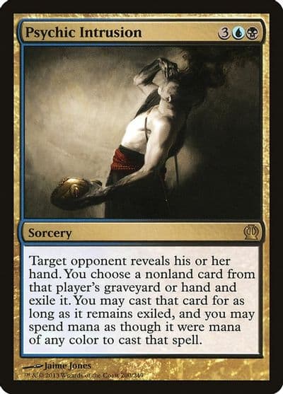 Psychic Intrusion Theros Magic card
