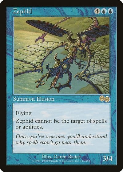 Zephid Urza's Saga Magic card