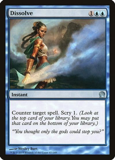 Dissolve Theros Magic card