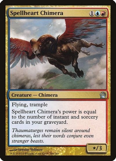 Spellheart Chimera Theros Magic card