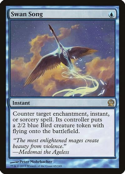 Swan Song Theros Magic card