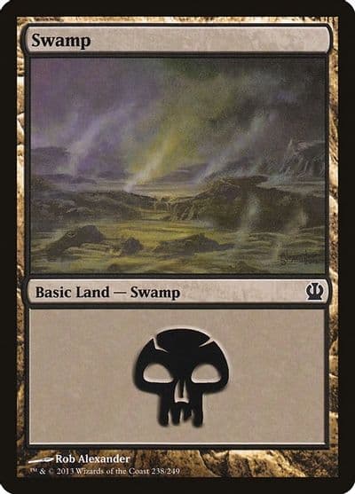 Swamp 238 Theros Magic card