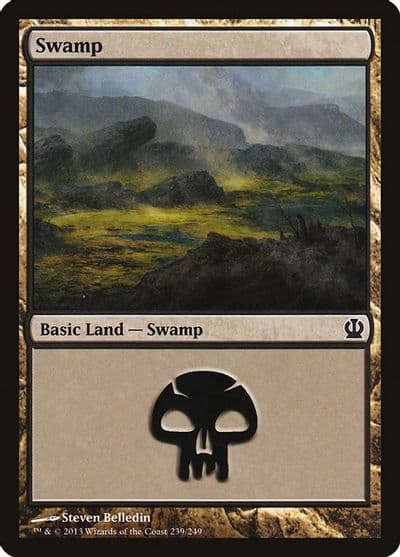 Swamp 239 Theros Magic card