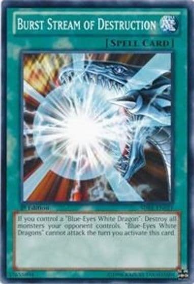 Burst Stream of Destruction Structure Deck: Saga of Blue-Eyes White Dragon Yu-Gi-Oh! card