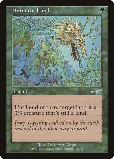 Animate Land Nemesis Magic card