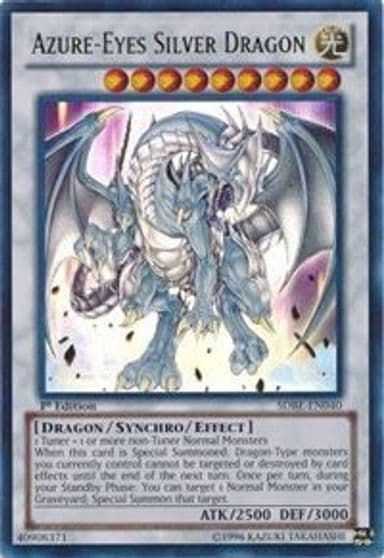 Azure Eyes Silver Dragon Structure Deck: Saga of Blue-Eyes White Dragon Yu-Gi-Oh! card