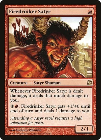 Firedrinker Satyr Theros Magic card